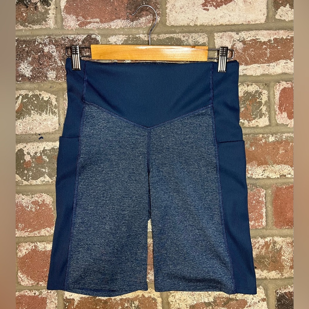 The North Face Women's Navy and Heather Blue 10inch Bike Shorts